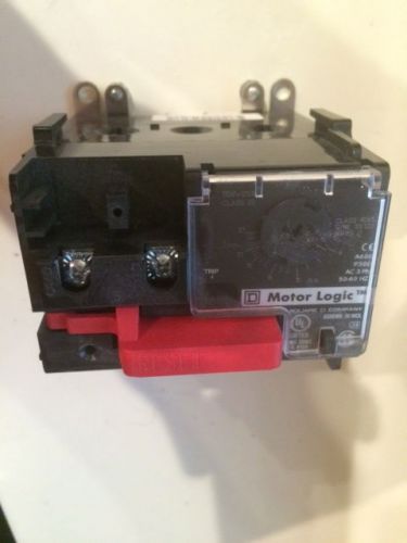 Square D Overload Relay Class 9065 Type SS120 Series D 9-27 FLA Motor Logic