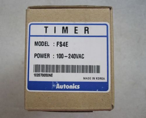 1PCS NEW Original AUTONICS timer FS4E AC220V IN BOX
