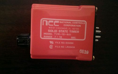 NCC T2K-10-441 SOLID STATE TIMER .1-10 SEC. Used.