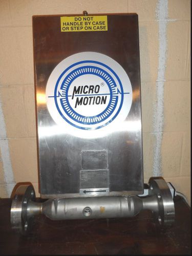Micro motion ds100 s999 mass flow sensor 1&#034; meter type 5 - unused for sale