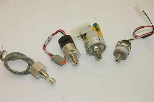 Whitman, dwyer, gems pressure switches, omega level switch - lot of 4 for sale