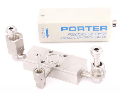 Porter p2000i-vl002 vcr port miniature liquid flow control valve parts for sale