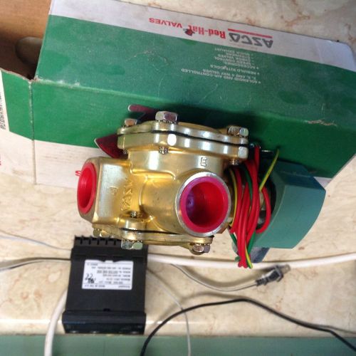 NEW IN BOX  ASCO RED HAT 3/4 3way valve 120 volt 60 hz. 8316G74