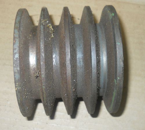 Four Groove Pulley, 4&#034; x 3 1/4&#034; x 1 1/8&#034; x 1/4&#034; key
