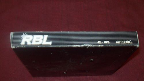 Rbl 40-r ansi precision roller chain permium series 10 ft. 240 links  new for sale