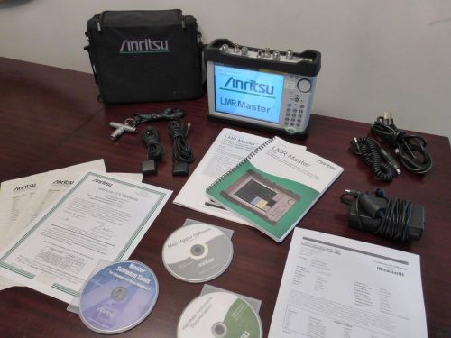 Anritsu s412e lmr master, antenna/cable/spectrum/modulation analyzer - loaded! for sale