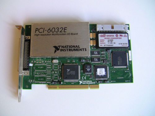 National Instruments PCI-6032E NI DAQ Card, 16 bit Analog Input, Multifunction