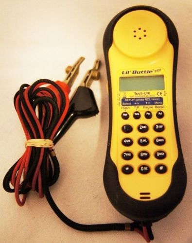 JDSU Test-Um LB220-BT Lil&#039; Buttie Pro Telephone Test w Protective Boot &amp; Leads