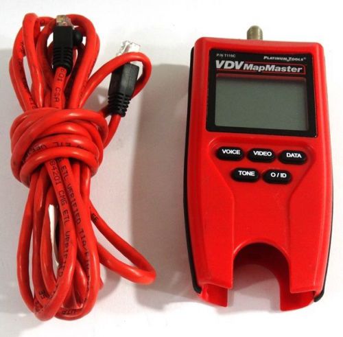 Platinum Tools T119C VDV MapMaster Voice Data and Video Tester