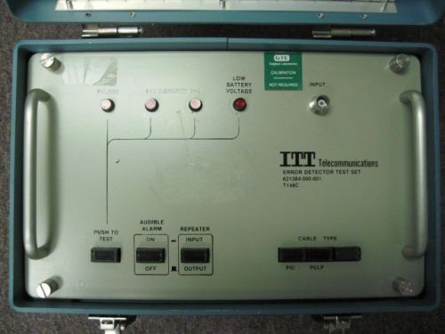 ITT Telecommunications Error Detector Test Set 621384-000-001 T148C