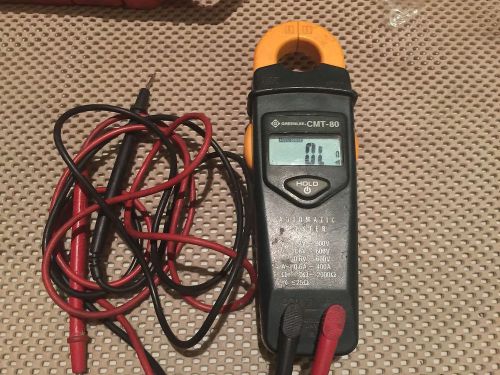 Greenlee CMT-80 Automatic Electrical Tester Clamp on Meter