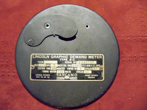 COVER for Lincoln Graphic Demand Meter