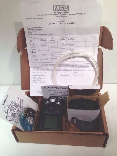 New!  msa altair 4x multigas detector,  pentane, o2, co, h2s, free shipping! for sale