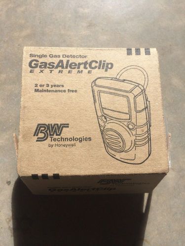 BW GAS ALERT CLIP EXTREME GAS MONITOR H2s Monitor Oilfield 24 MONTH