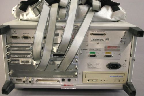 Hp agilent 16700b logic analysis system mainframe with cards 2x 16750a,16752a for sale