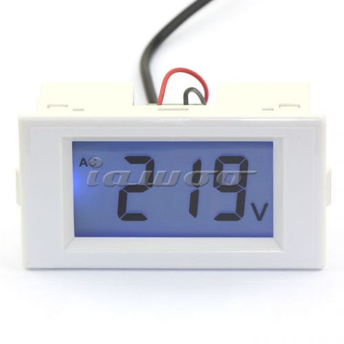 Digital Electronic Volt Meter Tester 80-500V AC Voltage Measuring LCD Voltmeter