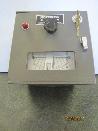 Norcross isc w.d. a2020rc viscosity control equipment new for sale