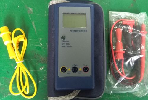 Digital three phase sequence a b c voltage 50v-450v freq. 20-400hz meter tester for sale