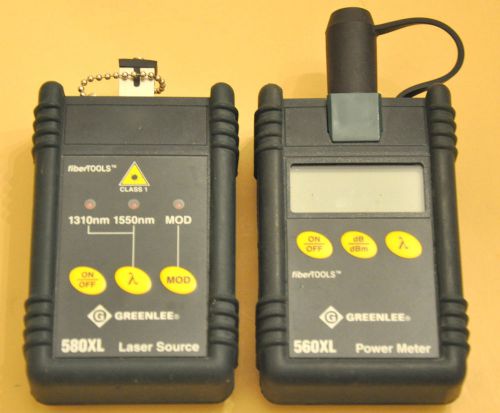 Greenlee 560XL Power Meter &amp; 580XL Laser Source