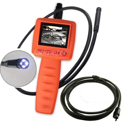 2.4 lcd video car inspection borescope endoscope 10mm pipe camera 4m snake scope for sale