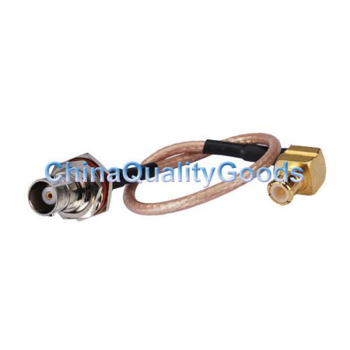 cable assembly BNC jack o-ring to MCX plug pigtail cable RG316 15cm/6inches