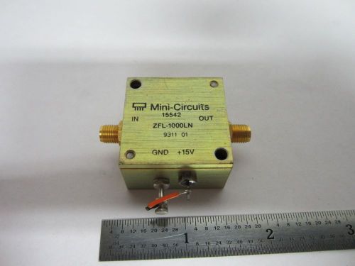Mini circuits rf amplifier frequency zfl-1000ln low noise bin#b2-c-68 for sale