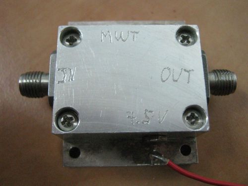Microwave rf power amplifier 2 ghz +20dbm  7.5v  tested for sale