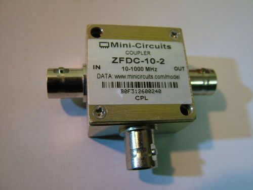 DIRECTIONAL COUPLER BNC 10MHz - 1000MHz  10db  HF VHF UHF  MINICIRCUITS ZFDC10-2