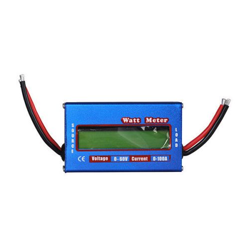 Digital lcd watt meter power volt amp meter rc battery analyzer test 60v 100a dc for sale