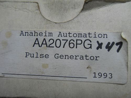 (X1-2) 1 ANAHEIM AUTOMATION AA2076PG PULSE GENERATOR