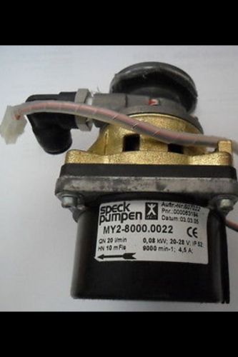 Speck Pumpen MY2-8000 Cooling Laser Pump Impeller 4.5A 20-28V