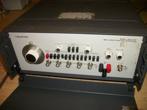 Vintage WAVETEK MODEL 188-S-1257 4 MHz SWEEP FUNCTION GENERATOR