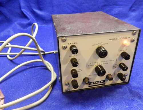 Vintage cohu dbg 2 dot bar generator low serial #1-118 powers up looks good nice for sale