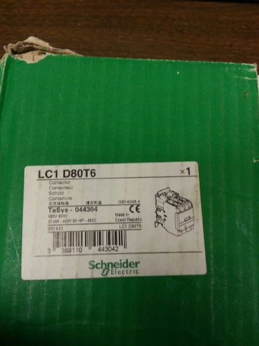 LC1D80T6 Schneider Electric Telemecanique Contactor