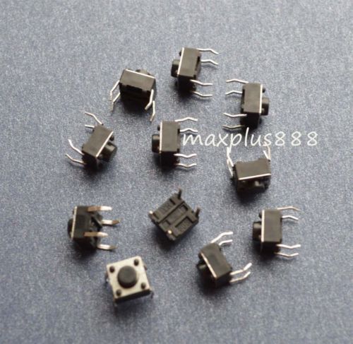 New 200pcs 6*6*5mm Tact Switch Tactile Push Button with 4 legs