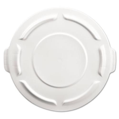 Rubbermaid 261960WHI Round Brute Flat Top Lid, 19 7/8 X 1 4/5, White