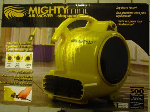 SHOP VAC Mighty Mini Air Mover 1032000 500CFM 3 SPD Portable Carpet Floor Dryer