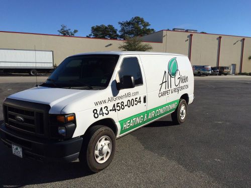CARPET CLEANING VAN! 2008 Ford E250 with 2011 Chemtex machine