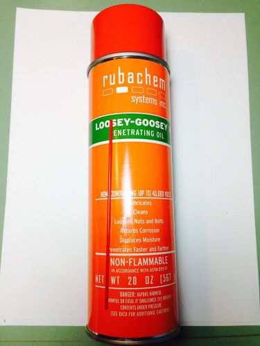 Penetrating oil rubachem/loosey-goosey ii lot (4) 20 oz. industrial aerosol cans for sale
