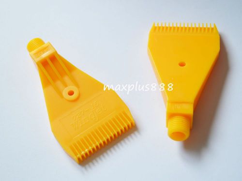 Abs yellow air blower air nozzle air knife 1/4&#039;&#039; h1 air blowing comb type 5pcs for sale