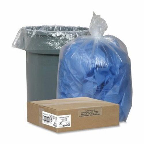 Nature Saver Trash Can Liners, 33 Gallon, 33&#034;x39&#034;, 100 per Box (NAT29900)