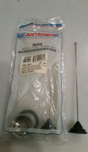 ANTENEX/LARID QW450 MOBILE UHF ANTENNA NEW 450-470 1/4 WAVE