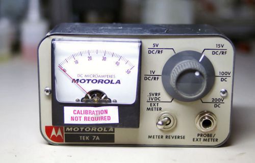 Motorola DC/RF Alignment Meter TEK 7A