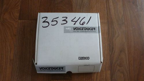 TEMCO VOICEDUCER BDN6671B RADIO INTERFACE MODULE &#034;NEW IN BOX&#034; *MISSING EARPIECE*