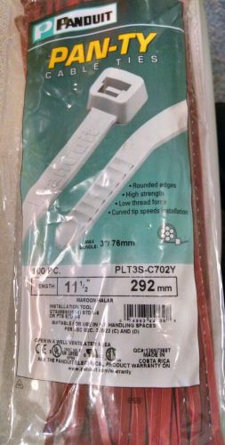 PANDUIT PAN-TY PLENUM RATED CABLE TIES. 100CT.
