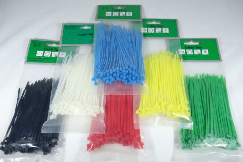 ** BLUE ** 100 pcs of 4&#034; cable ties / thicker than others / 2.5 mm x 100 mm.