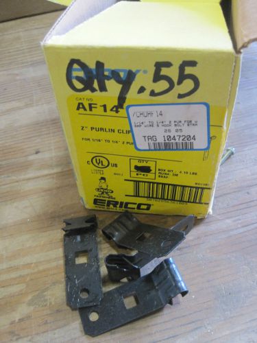 Caddy bx(55) af14 z&#034; purlin clip 1/16-1/4&#034; angle flange clip for suspensions for sale