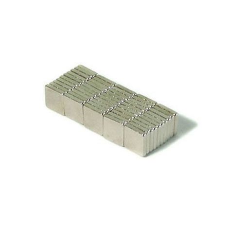 50pcs 3/16&#034; x 3/16&#034; x 1/32&#034; Blocks 5x5x1mm Neodymium Magnets Craft Permanent N35