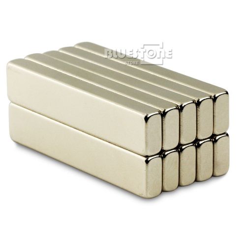 Lot 10pcs Strong Long Block Bar Magnets 50 x 10 * 5 mm Rare Earth Neodymium N50