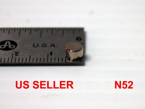 x10 N52 Nickel Plated 5x3mm Strongest Neodymium Rare-Earth Disk Magnets